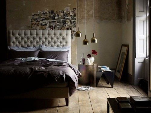sypialnia vintage