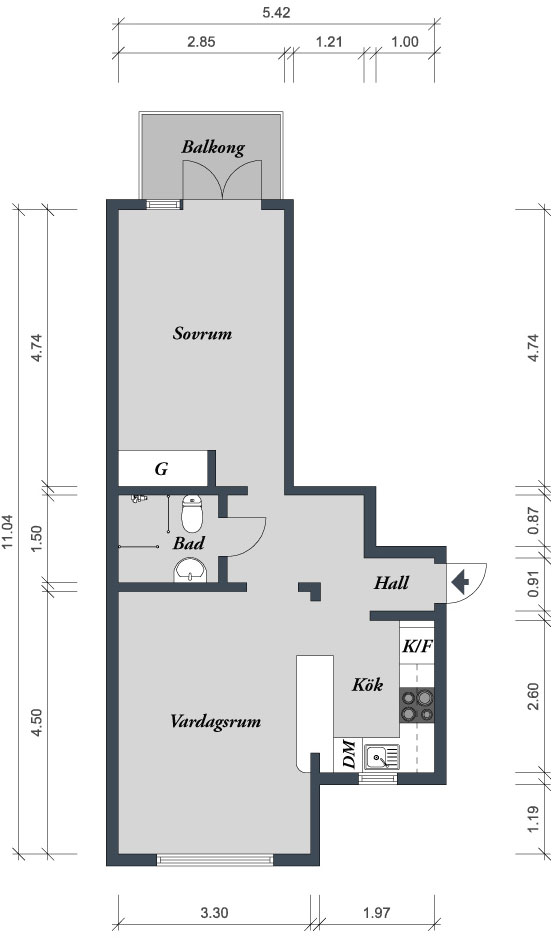 plan mieszkania,dobry plan wnętrza,rzut z góry na mieszkanie,dobry projekt mieszkania
