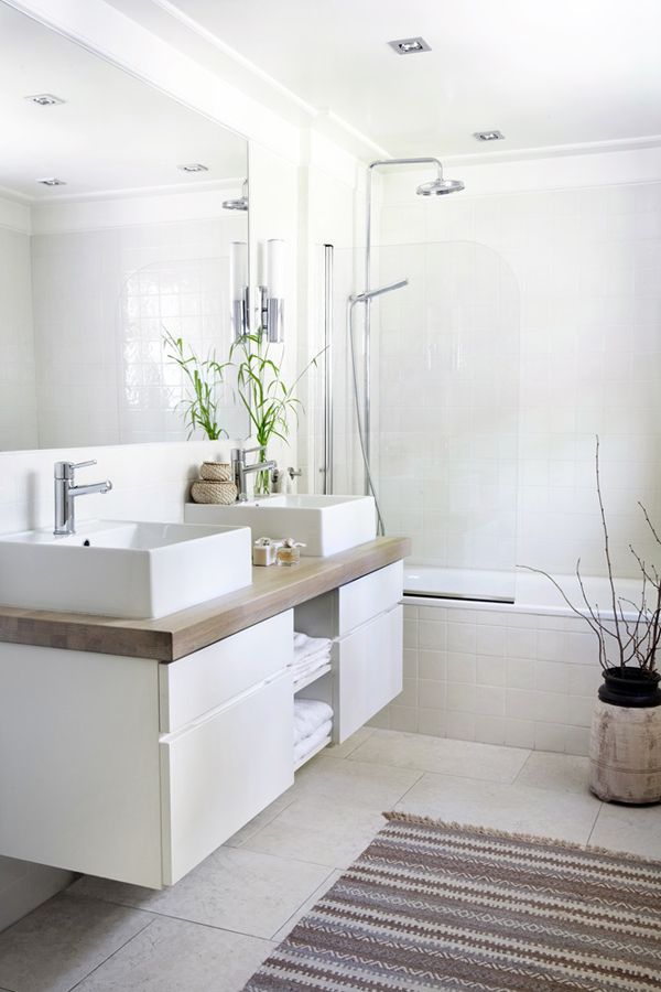 biała nowoczesna łazienka