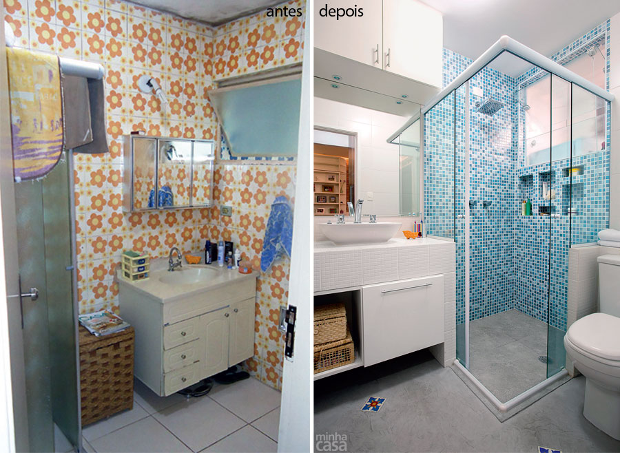 aranżacja łazienki before & after