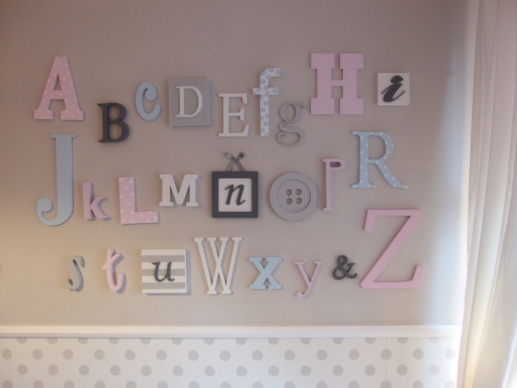 typografia w pokoju dziecięcym