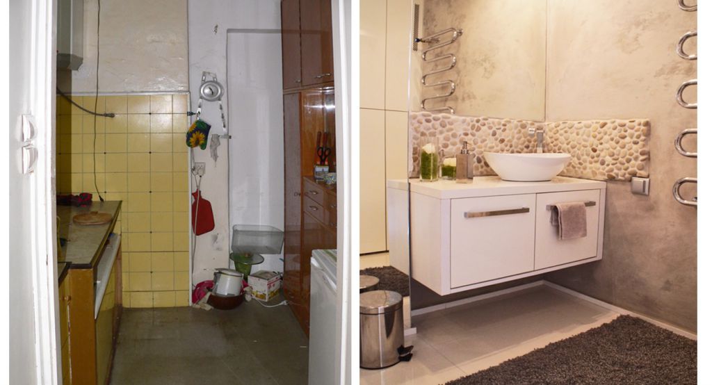 łazienka before & after