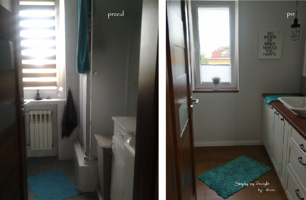 łazienka before & after
