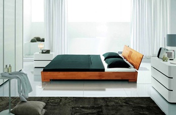 łóżko nowoczesne niskie