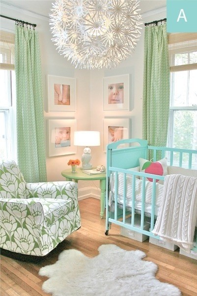 pastelowy pokój dla niemowlęcia