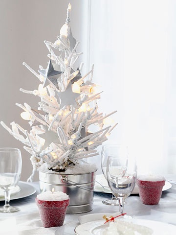białe świąteczne dekoracje