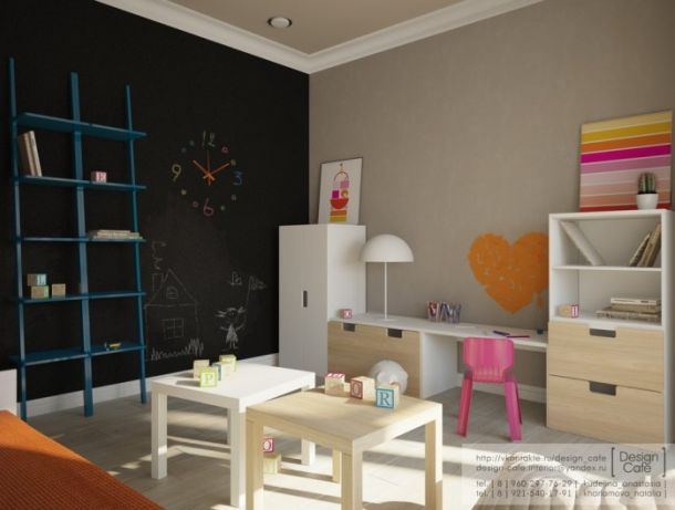 jasny, pastelowy i tani pokój dla niemowlaka i przedszkolaka